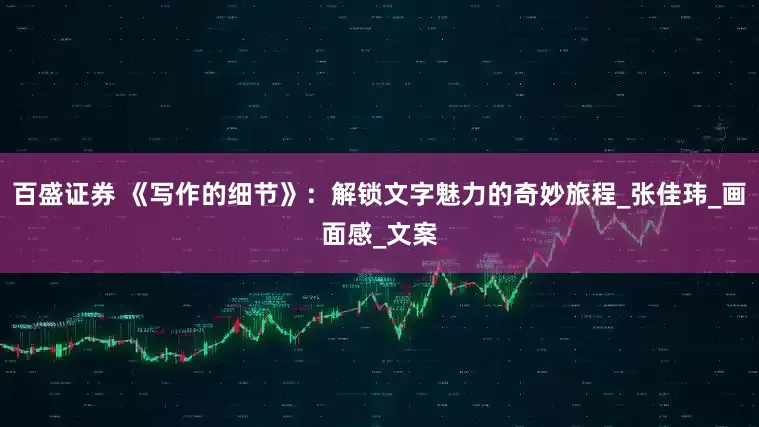 百盛证券 《写作的细节》：解锁文字魅力的奇妙旅程_张佳玮_画面感_文案